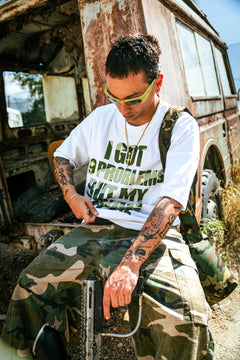 Swag Tee - man (Green & White)