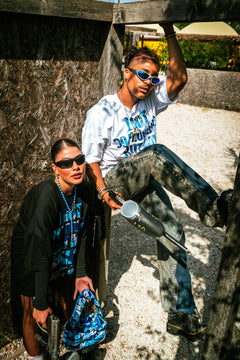 Swag Tee - man (Blue & White)