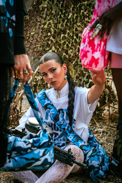 Swag Tee - woman (Blue & White)