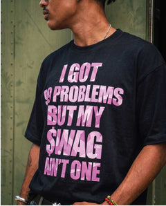 Swag Tee Pinkcamo man (Nero)