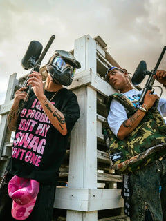 Swag Tee Pinkcamo man (Nero)