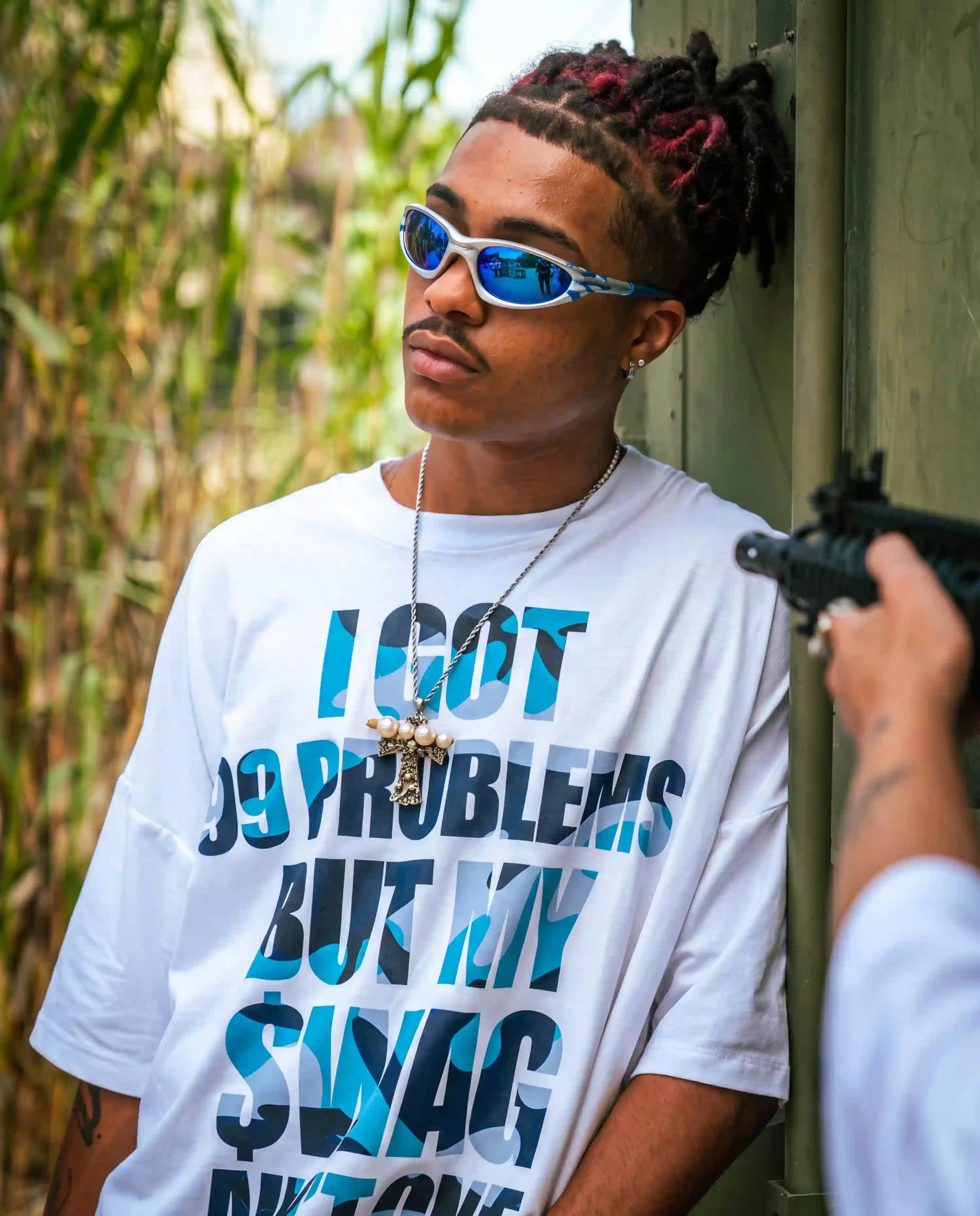 Swag Tee Blues (Bianco)